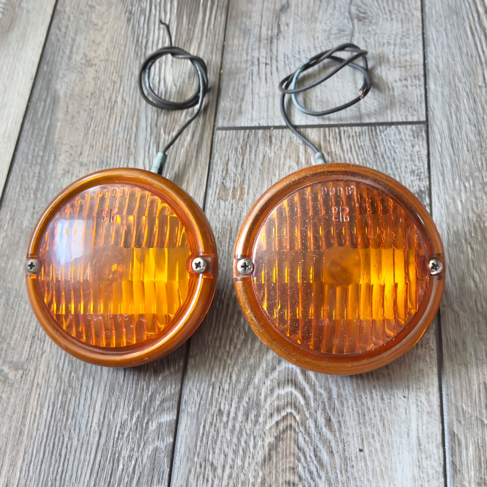 OEM 1960s DCPD Mopar Dodge Truck Turn Parking Light Assy 1923575 Lot of 2 Read