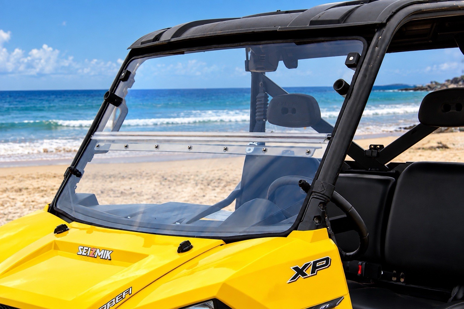 Seizmik Folding Flip Down Front Windshield Polaris Ranger XP 900 1000 570 Seizmik Folding Flip Down Front Windshield Polaris Ranger XP 900 1000 570