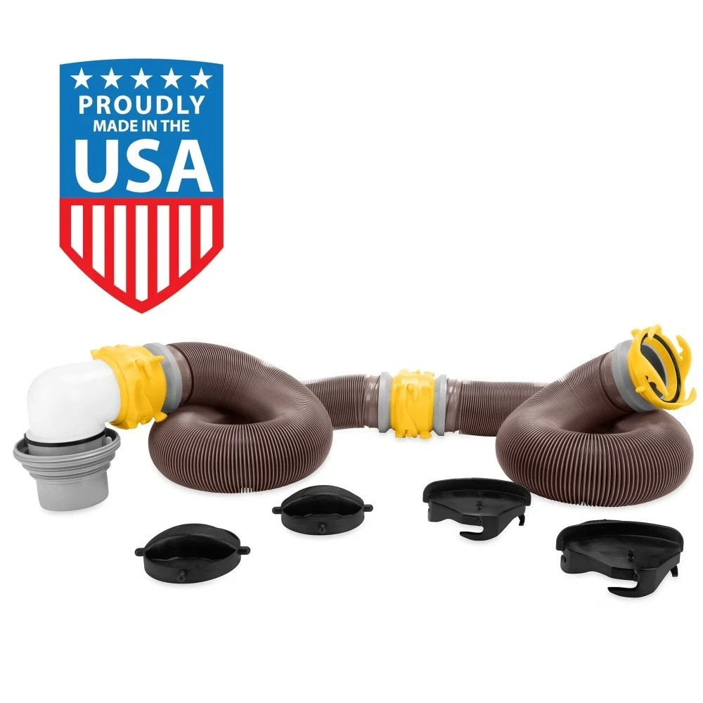 Camco Revolution 360 20-Ft Heavy-Duty Camper/RV Sewer Hose Kit -FAST SHIP Camco Revolution 360 20-Ft Heavy-Duty Camper/RV Sewer Hose Kit -FAST SHIP