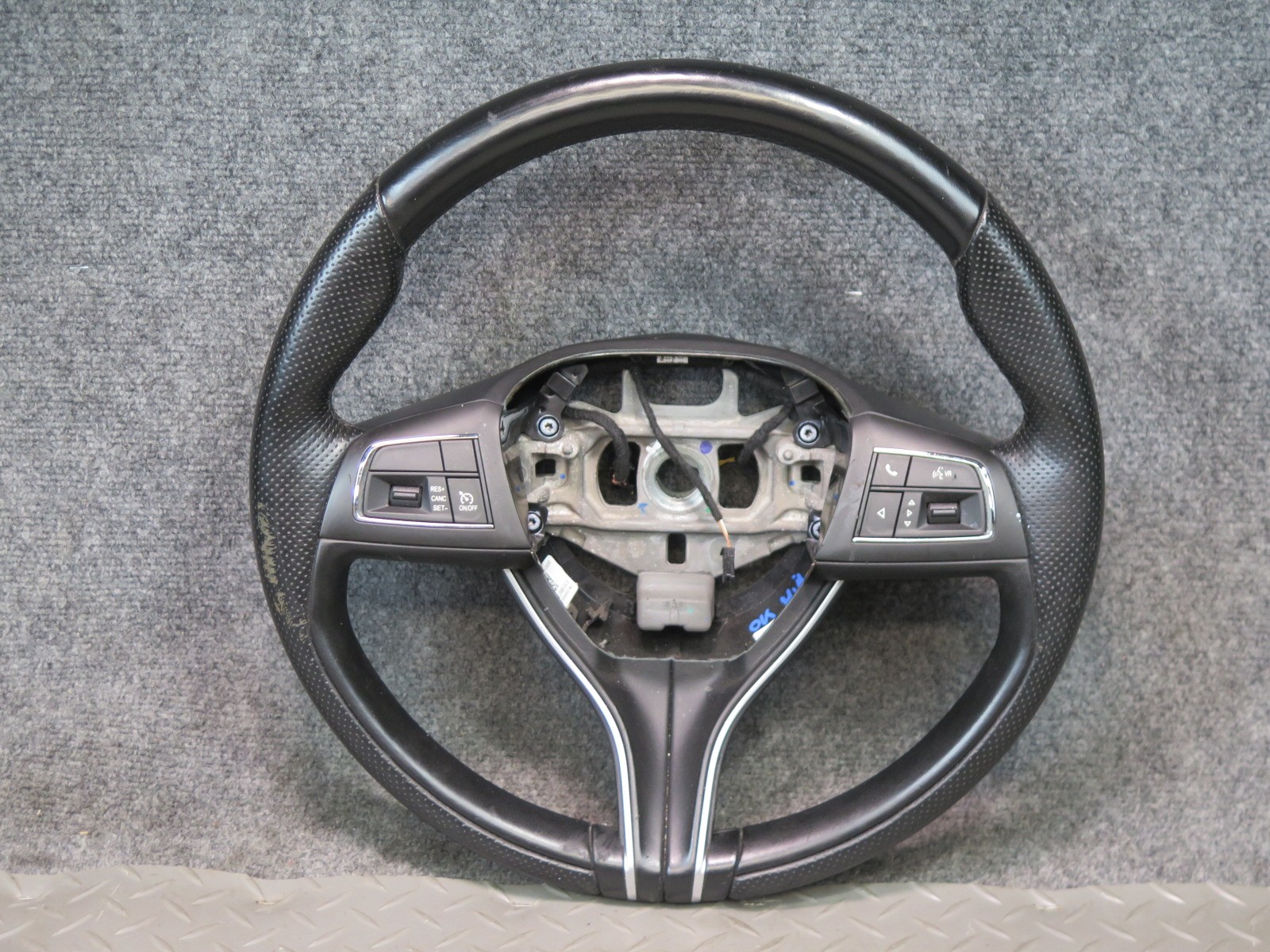 2017-2021 MASERATI QUATTROPORTE SQ4 M156 LEATHER STEERING BLACK W CONTROLS