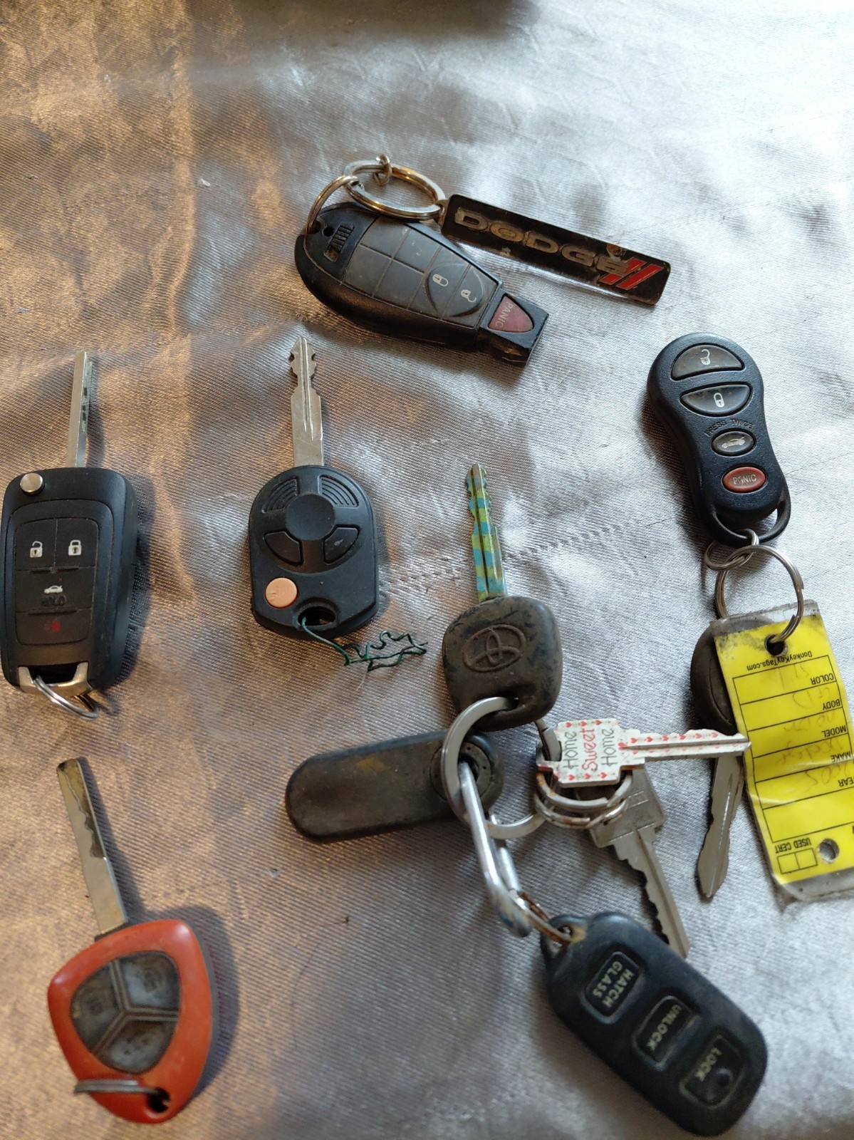 LOT OF Used OEM Car Key Fobs Keys-Remote Keyless Entry Key Lot LOT OF Used OEM Car Key Fobs Keys-Remote Keyless Entry Key Lot