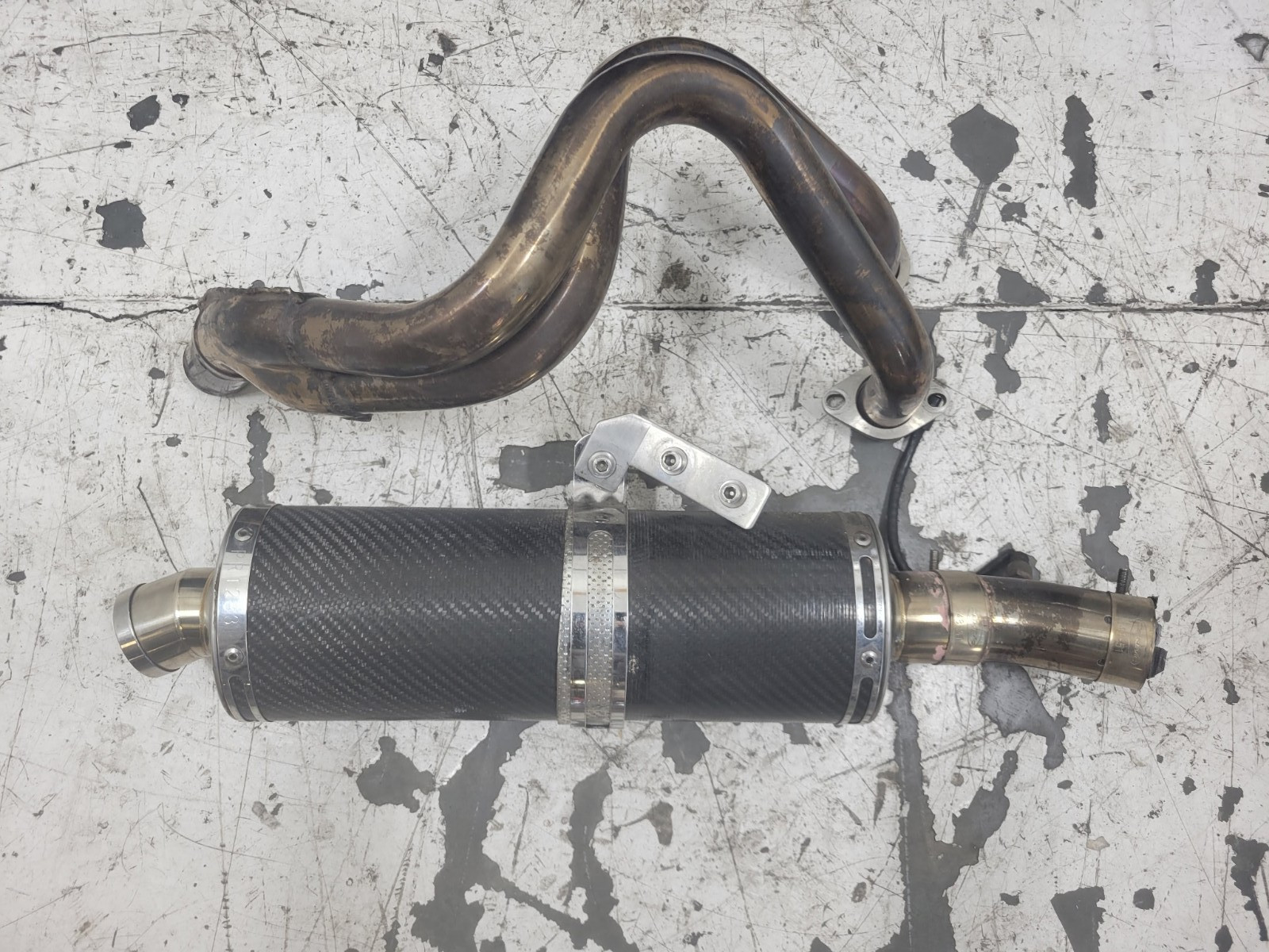2015-2021 Kawasaki Versys 650 KLE650 Complete Exhaust 2-1 9\ 2015-2021 Kawasaki Versys 650 KLE650 Complete Exhaust 2-1 9\