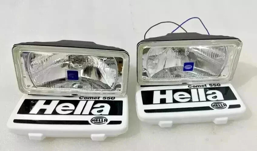 Hella Comet 550 Spot Driving Light With Cover & H3 Bulb 55w 12v Universal |Fit