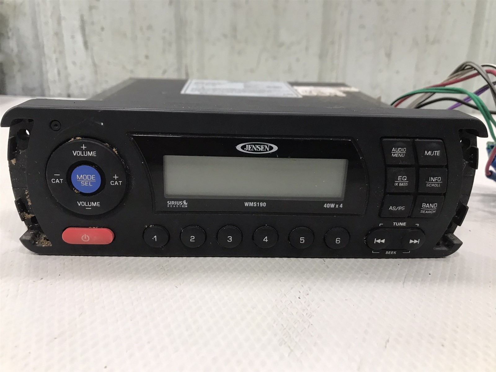 11 Bayliner 217 SD Deck Boat Jensen WMS190 Marine radio Sirius
