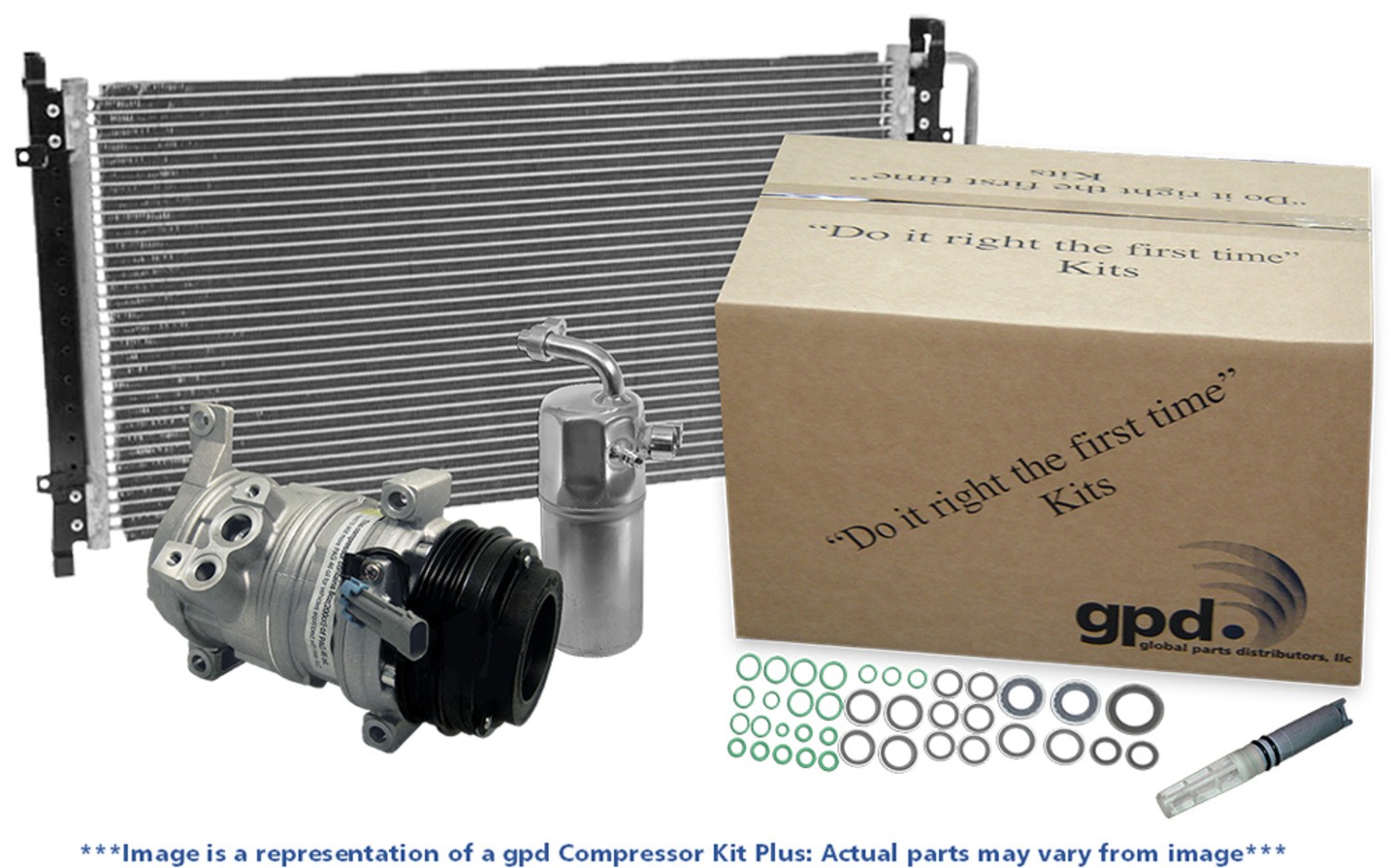 GPD 9611665A A/C Compressor & Condenser Kit fits 92-92 Chevrolet C1500 Suburban GPD 9611665A A/C Compressor & Condenser Kit fits 92-92 Chevrolet C1500 Suburban