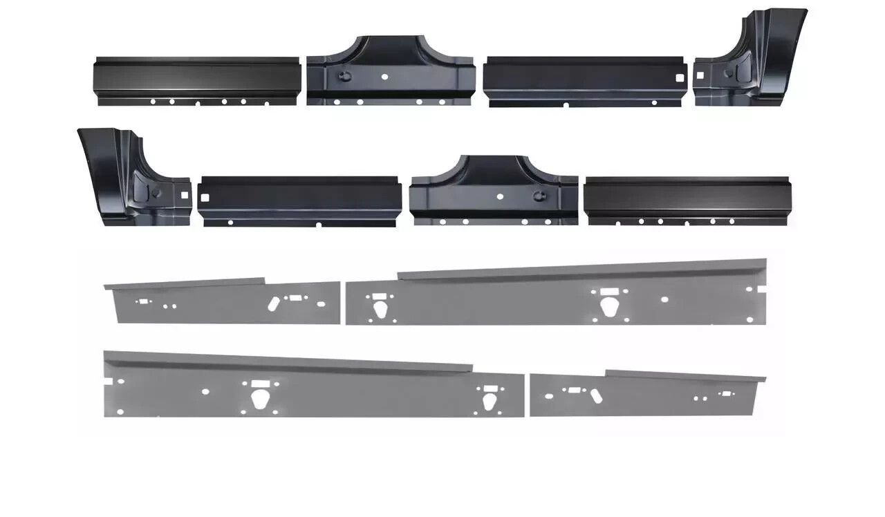 Lh Rh 2000-2005 Ford Excursion Inner/Outer Rocker Panel Repair Kit With Doglegs Lh Rh 2000-2005 Ford Excursion Inner/Outer Rocker Panel Repair Kit With Doglegs