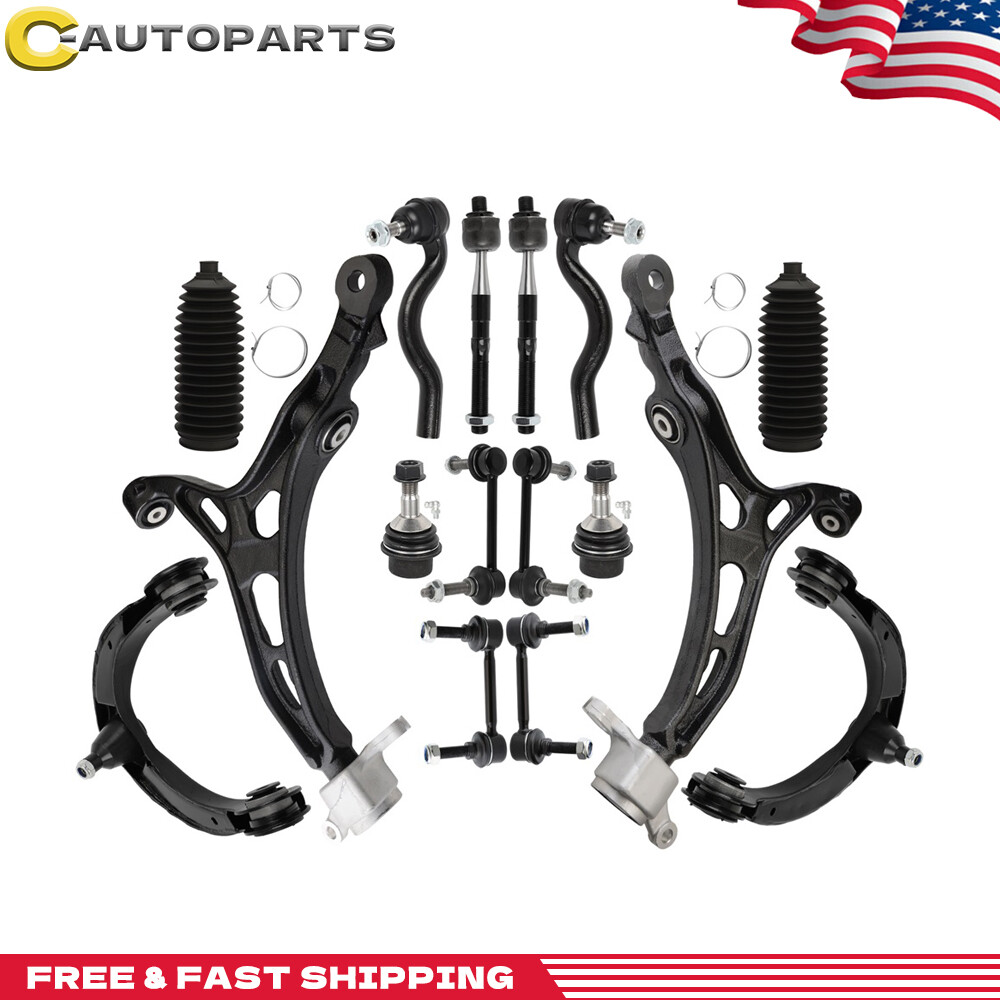 16pc For 2011-2015 Dodge Durango Front Upper & Lower Control Arm Suspension Kit