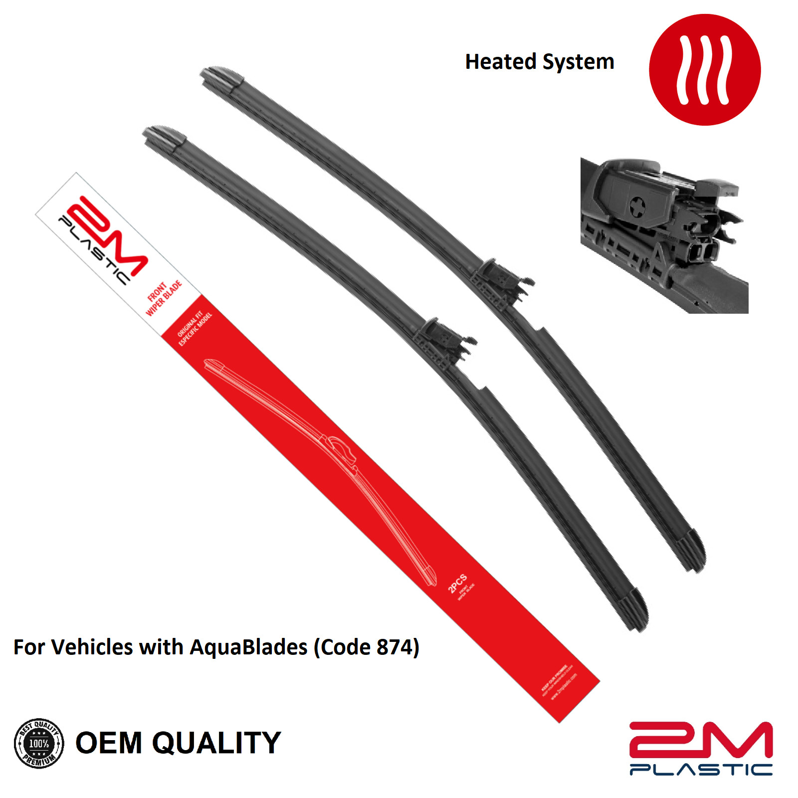 Front Wiper Blade For Mercedes SL400 450 550 63AMG 65AMG 2013/2020 Heated Washer Front Wiper Blade For Mercedes SL400 450 550 63AMG 65AMG 2013/2020 Heated Washer