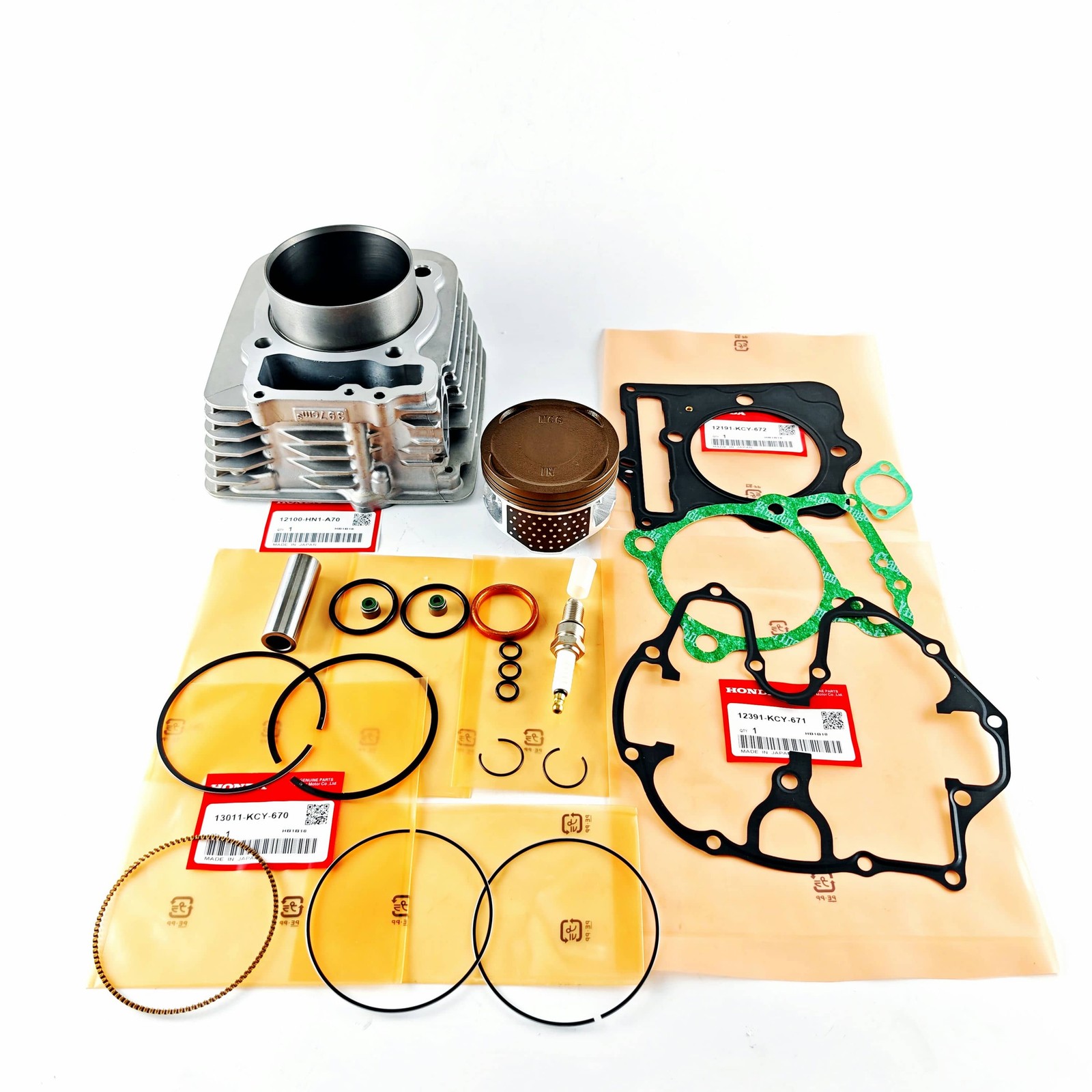 OEM Cylinder Piston Top End Rebuild Kit for Honda TRX400EX 1999-08 12100-HN1-A70