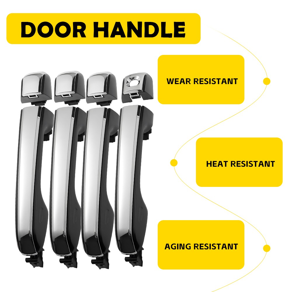 Outside Exterior 4Pcs Set Door Handles For 2010-2014 Toyota 4Runner 69210-60170