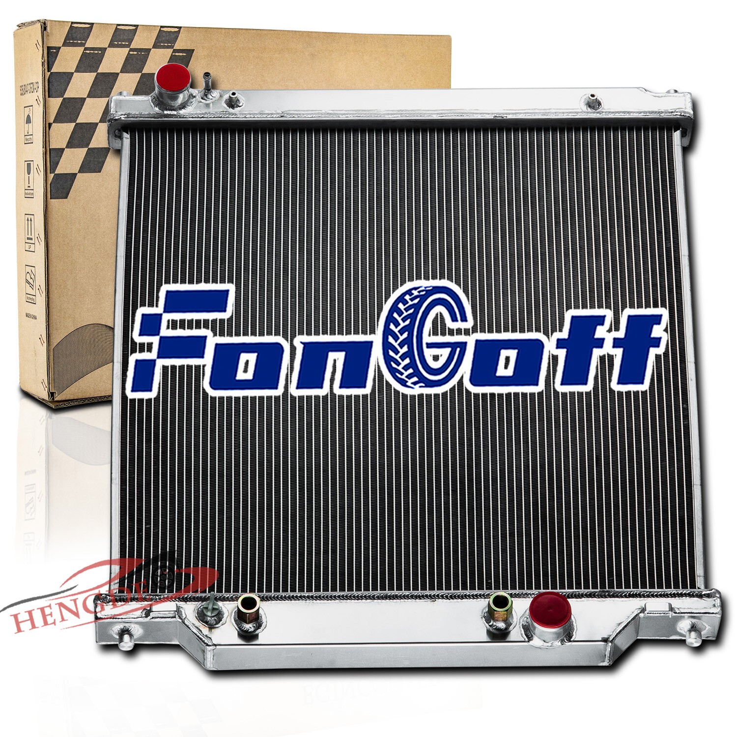 Aluminum Radiator For 2003-2007 6.0L Ford F-250 F350 F450 F550 Powerstroke V8 AT