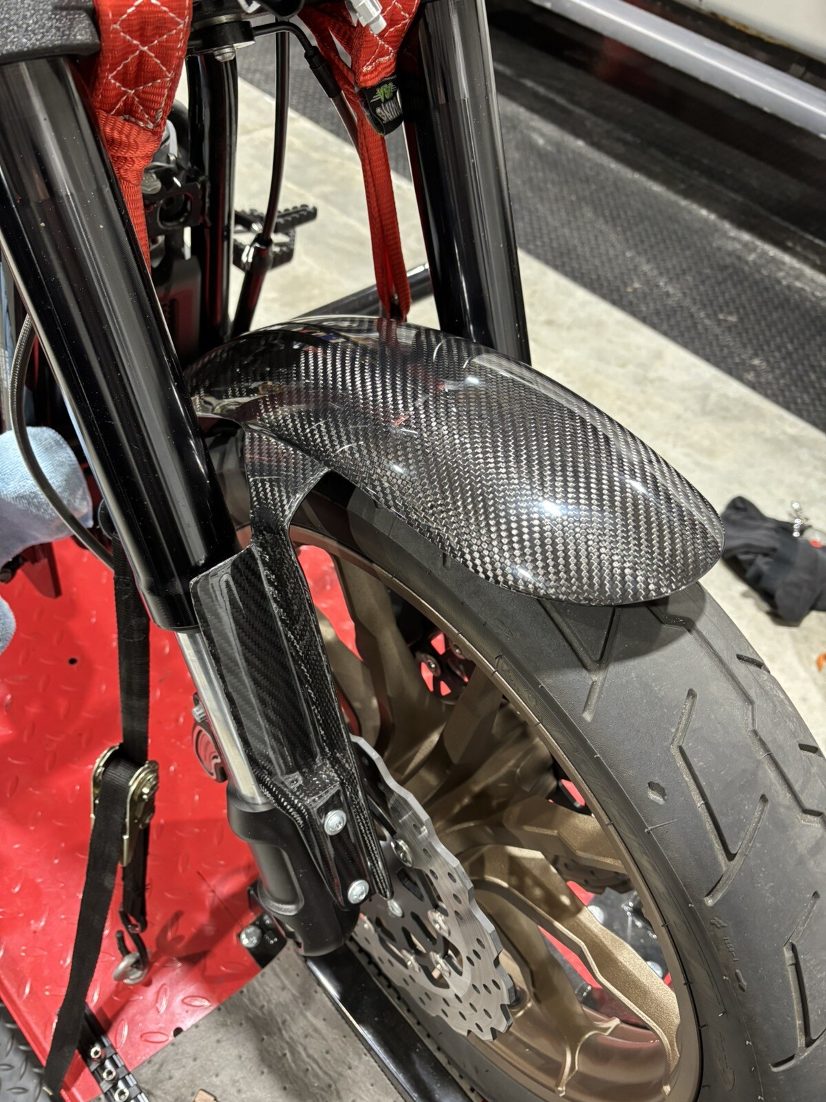 2020-25 HARLEY LOW RIDER S/ST  CARBON FIBER FENDER **ARP HARWARE INCLUDED**