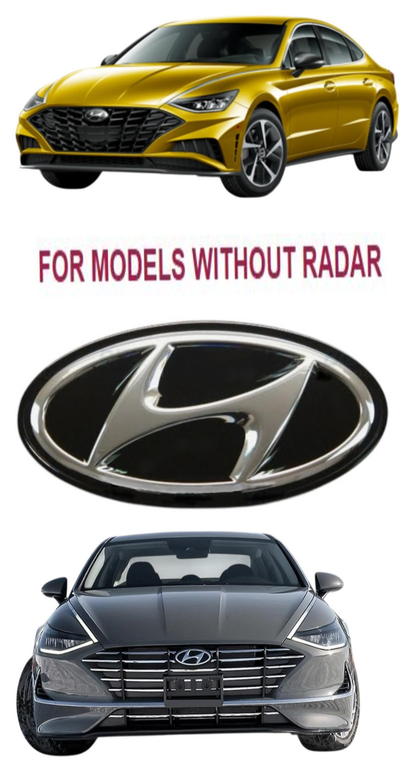 NEW Grille Emblem Logo Mark Sonata 2020-23 OEM Ornament H Radar Cover Unit ⭐⭐⭐⭐⭐
