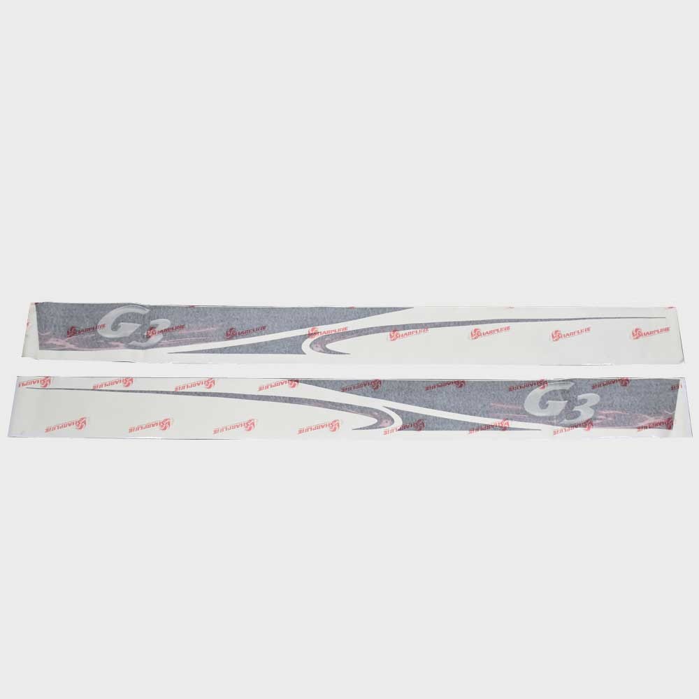 G3 Boat Graphic Hull Decals 73405133 | Black Red Stickers (Set of 2)