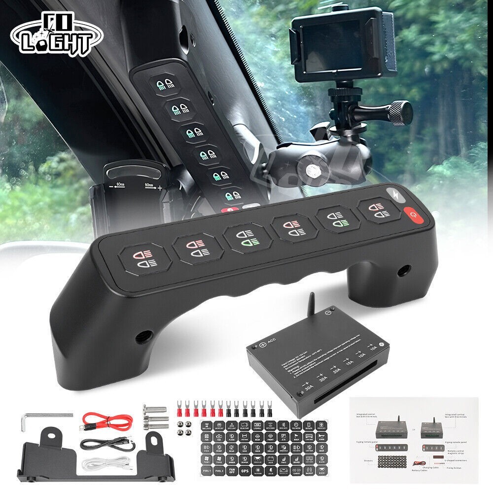 6/8/12 Gang APP/Wireless/Remote Control Switch Panel For 06-13 Toyota FJ CRUISER