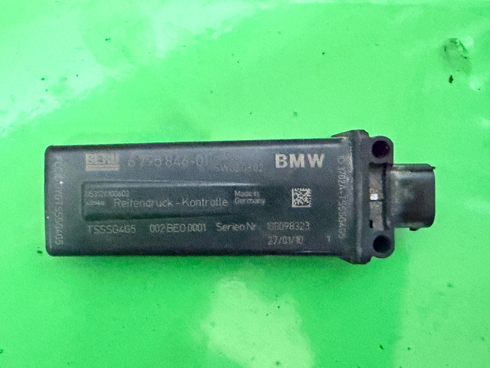 07-13 BMW Mini E88 E90 E60 E63 E65 RDC TPMS Tire Pressure Monitor Sensor 6795846 07-13 BMW Mini E88 E90 E60 E63 E65 RDC TPMS Tire Pressure Monitor Sensor 6795846