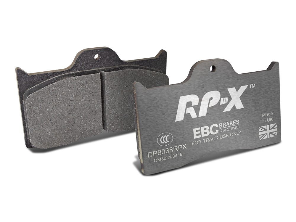 Ebc Brakes Usa Inc Brake Pads RP-X High Friction 12 mm Thick Set Of 4 DP8038RPX Ebc Brakes Usa Inc Brake Pads RP-X High Friction 12 mm Thick Set Of 4 DP8038RPX