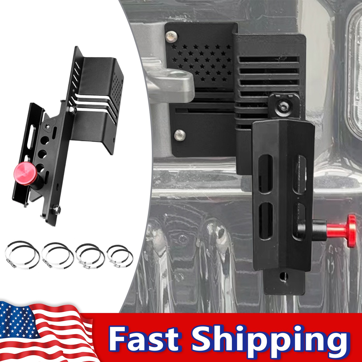 Aluminum Fire Extinguisher Mount Bracket Holder For Ford F150 21+ Accessories