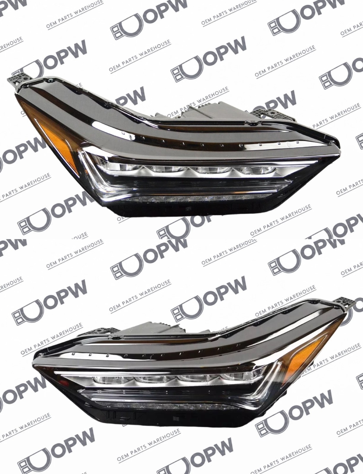 Perfect 2022-2026 Acura MDX A-Spec Black LED Headlight Set Pair Left Right OEM