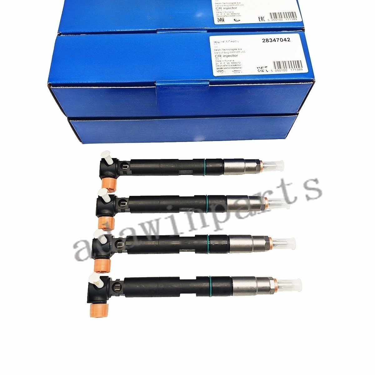4x Fuel Injectors for Delphi 28347042 Bobcat Doosan D34 3.4L 400903-0043E