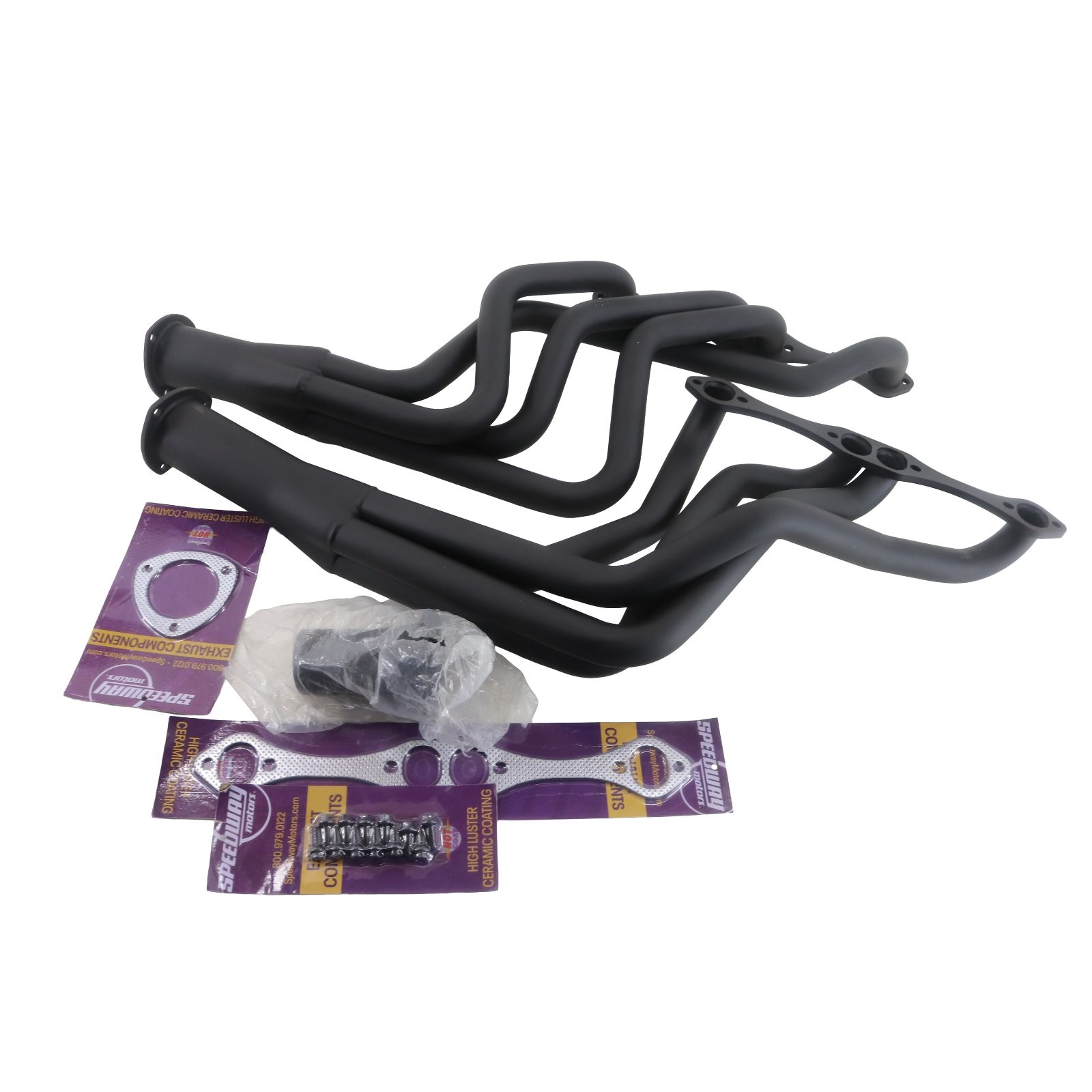 1965-1989 Small Block Fits Chevy Long Tube Headers, Raw Finish 1965-1989 Small Block Fits Chevy Long Tube Headers, Raw Finish