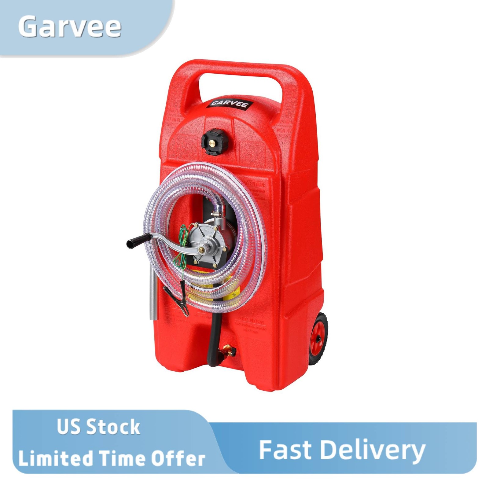 Mobile Refuel Equipment Fuel Transfer Tank 15 Gallon, Pump Equipped Fuel Caddy B Mobile Refuel Equipment Fuel Transfer Tank 15 Gallon, Pump Equipped Fuel Caddy B