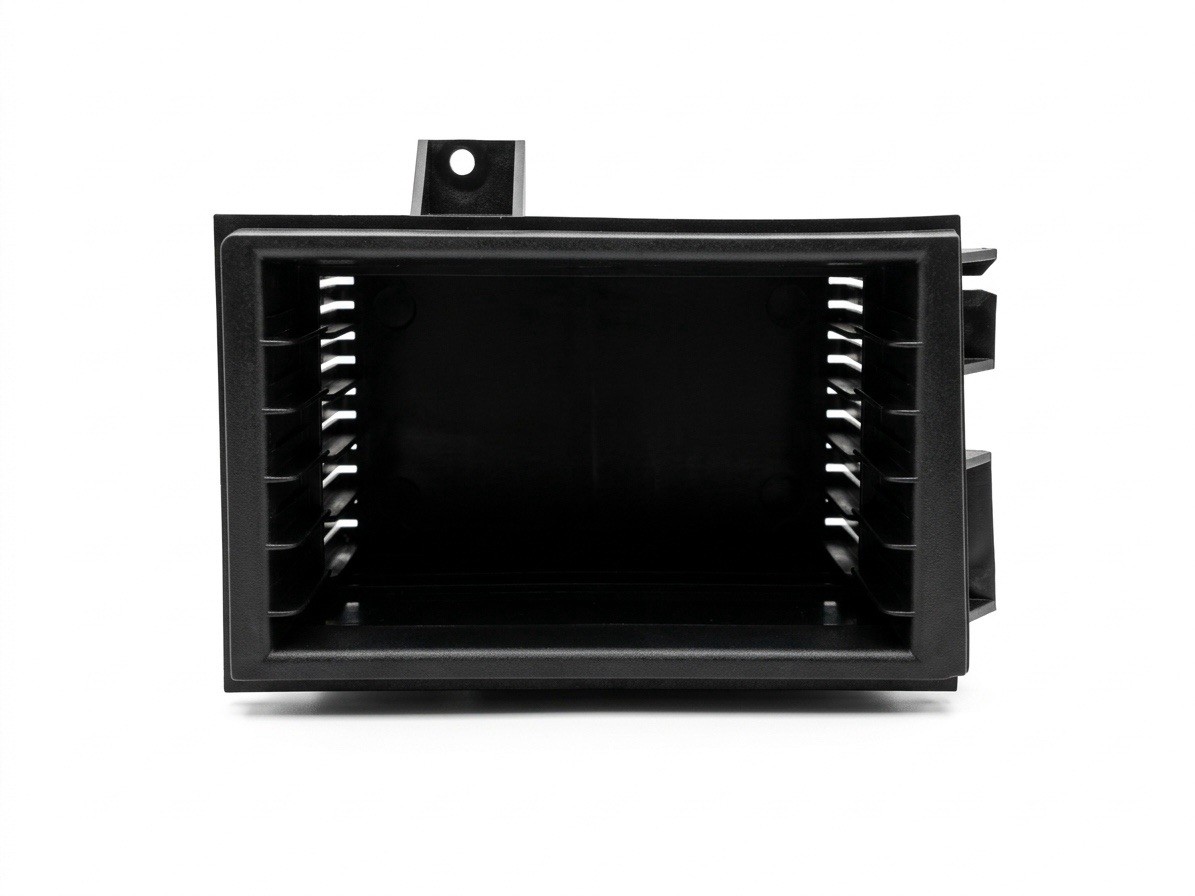 88-94 Chevy GMC Truck Dash Radio Pocket Cubby Storage Box CD Holder Bezel Black
