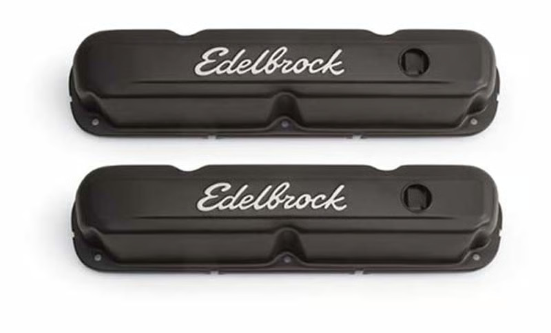 Edelbrock 4473 Signature Series Valve Covers Black