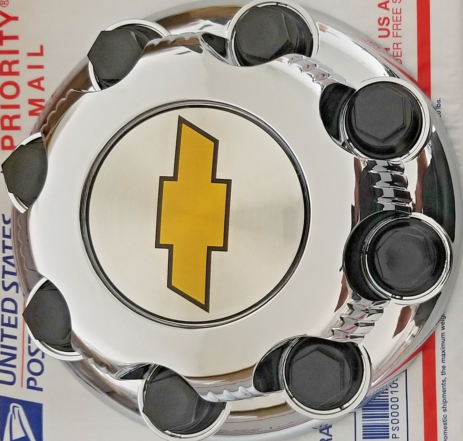 1 PC New Chevy Express Van 2500 3500 CHROME Center Hub Caps  # 9597163   8 LUGS