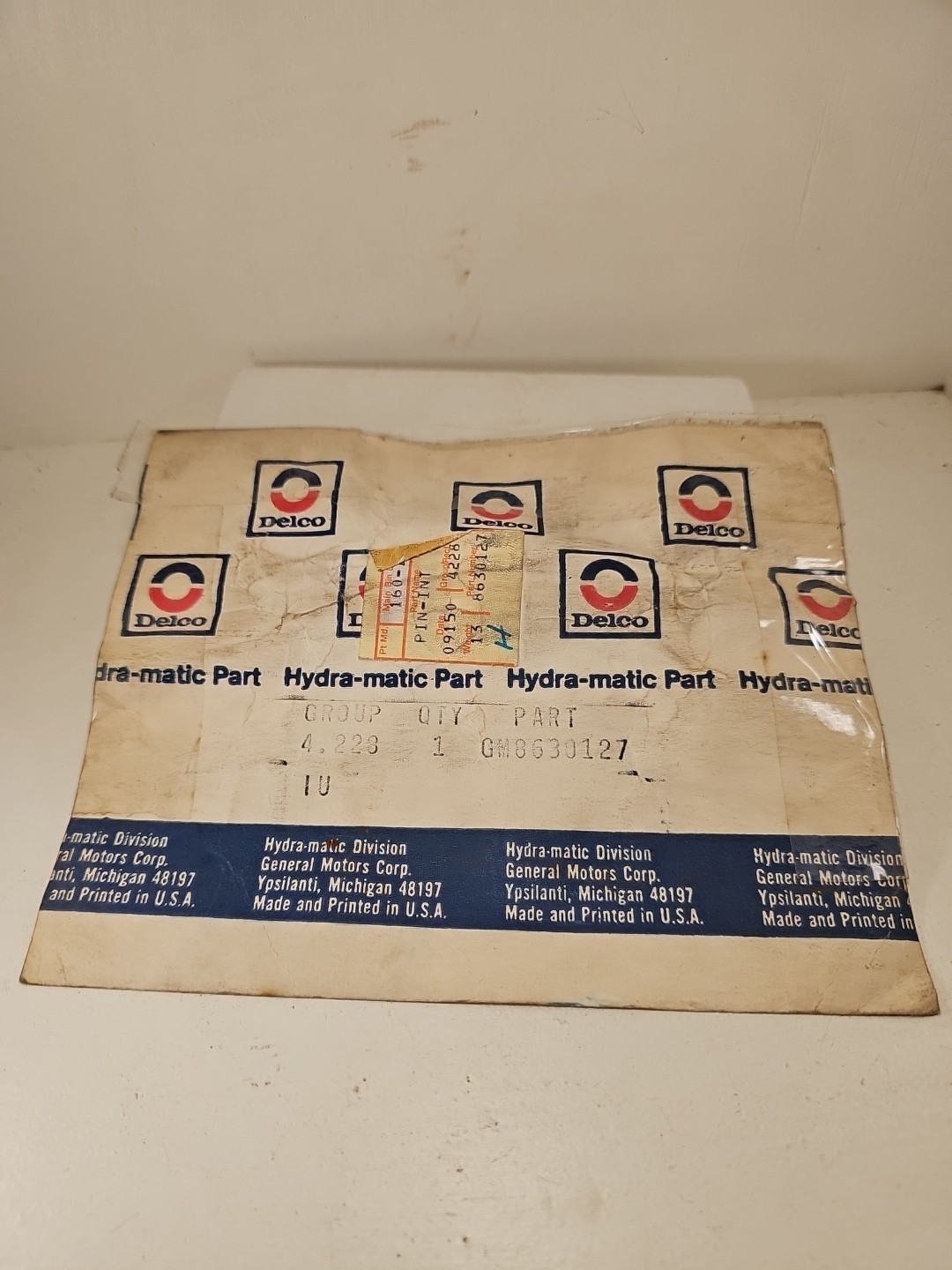 NOS OEM Gm 8630127 Pin 