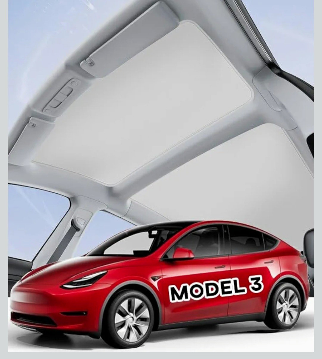 2021-2023 Tesla Model 3 Sunroof Sunshade 2021-2023 Tesla Model 3 Sunroof Sunshade