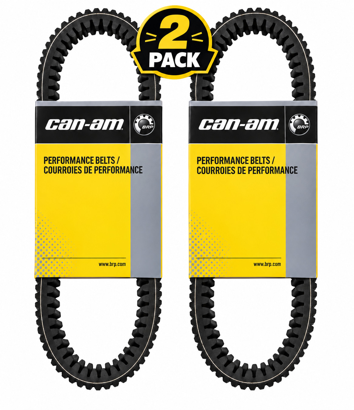 2 Packs Can-Am New OEM 100% PBO Performance Drive Belt Maverick X3, 422280652 2 Packs Can-Am New OEM 100% PBO Performance Drive Belt Maverick X3, 422280652