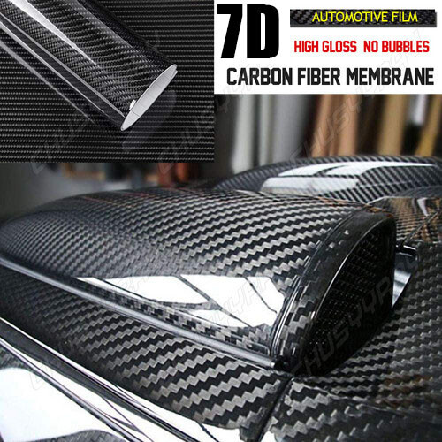 5D Waterproof Carbon Fiber Vinyl Car Wrap Sheet Roll Film Sticker Decal Paper