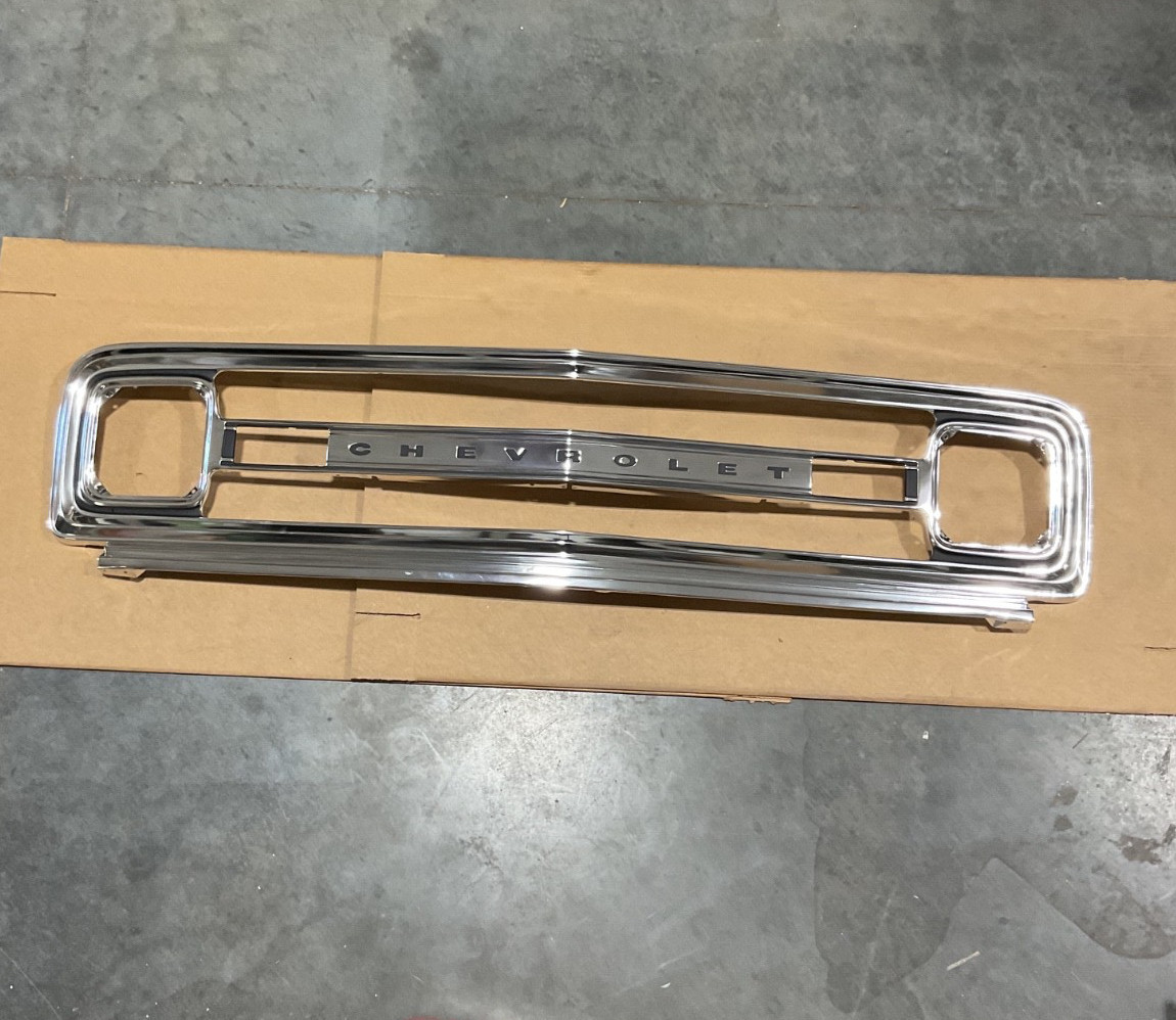 1969-70 Chevy Pickup, Blazer, Suburban; Outer Front Grill; with “CHEVROLET” Logo 1969-70 Chevy Pickup, Blazer, Suburban; Outer Front Grill; with “CHEVROLET” Logo