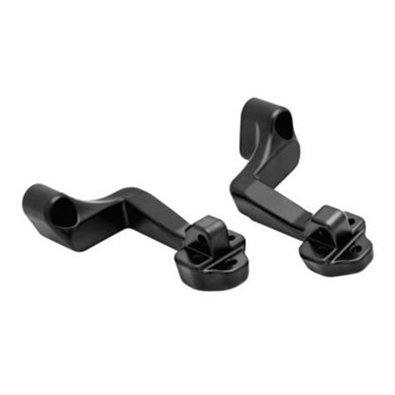 Kuryakyn Passenger Peg and Board Mounts Gloss Black 5831