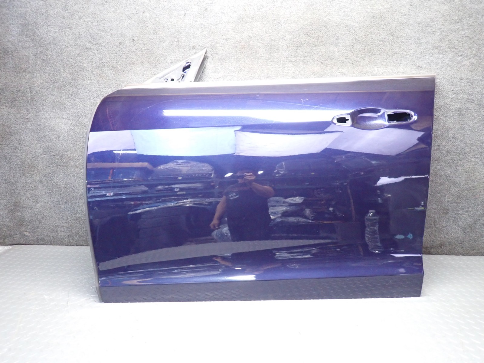 14-21 MASERATI QUATTROPORTE M156 FRONT LEFT DRIVER SIDE DOOR SHELL PANEL BLUE