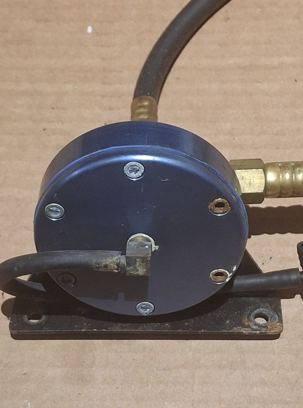 Vintage Vortech Paxton 12:1 Fuel Management Unit FMU Regulator - Blue Anodized Vintage Vortech Paxton 12:1 Fuel Management Unit FMU Regulator - Blue Anodized
