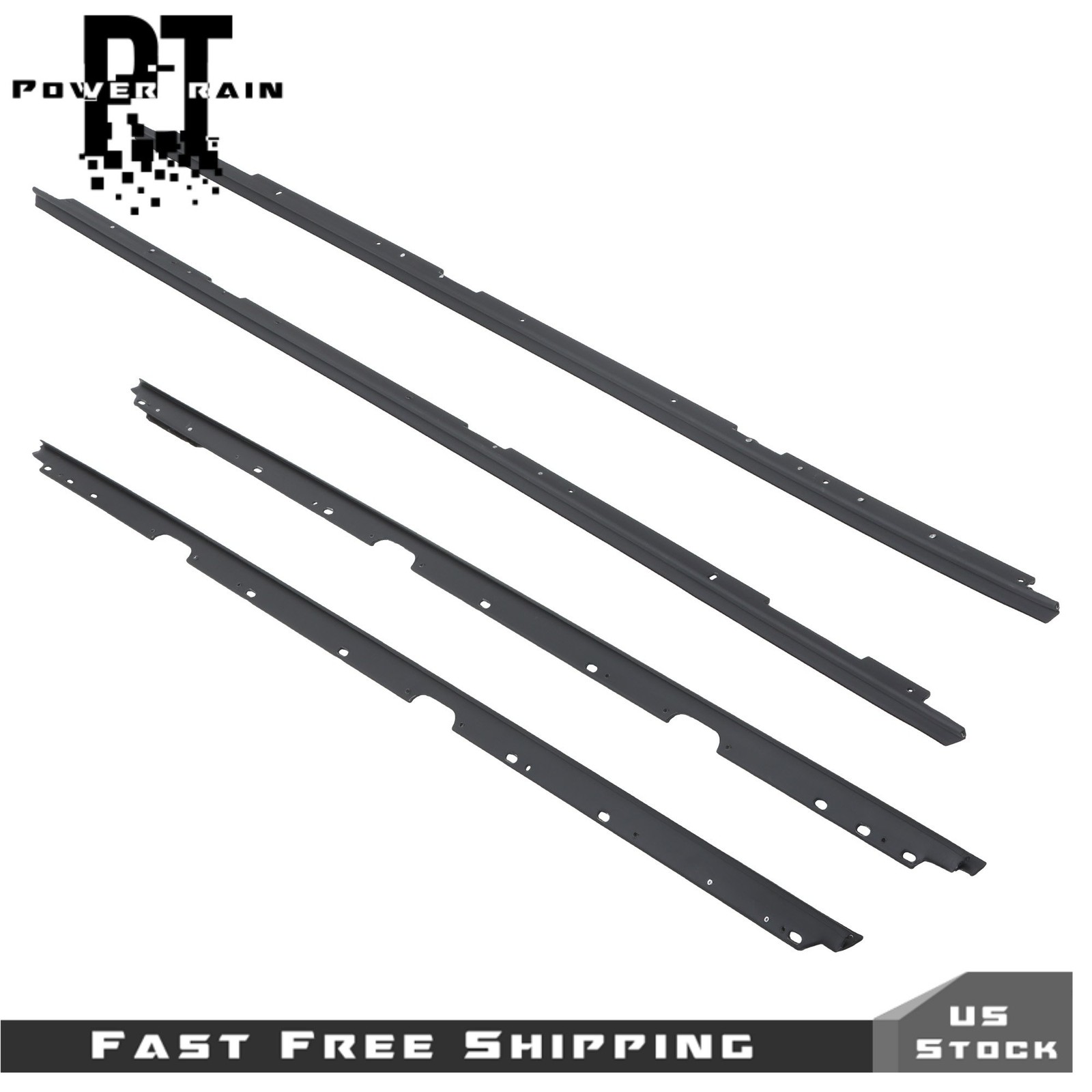 For Camaro Firebird 82-92 4Piece Door Inner & Outer Window Felt Weatherstripping