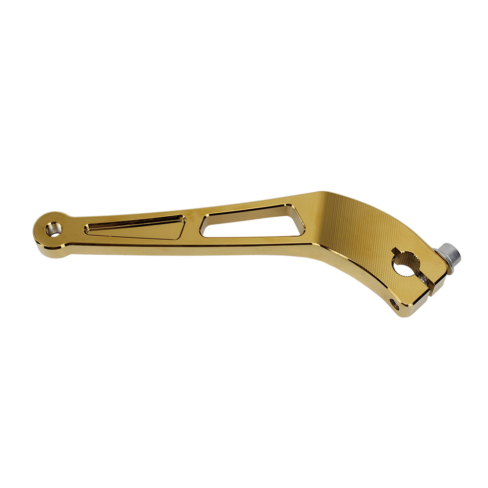 Gold CNC-Cut Shifter Lever for Harley 90-17 Softail FXST FXSTC FXSTD FXSB FXCWC