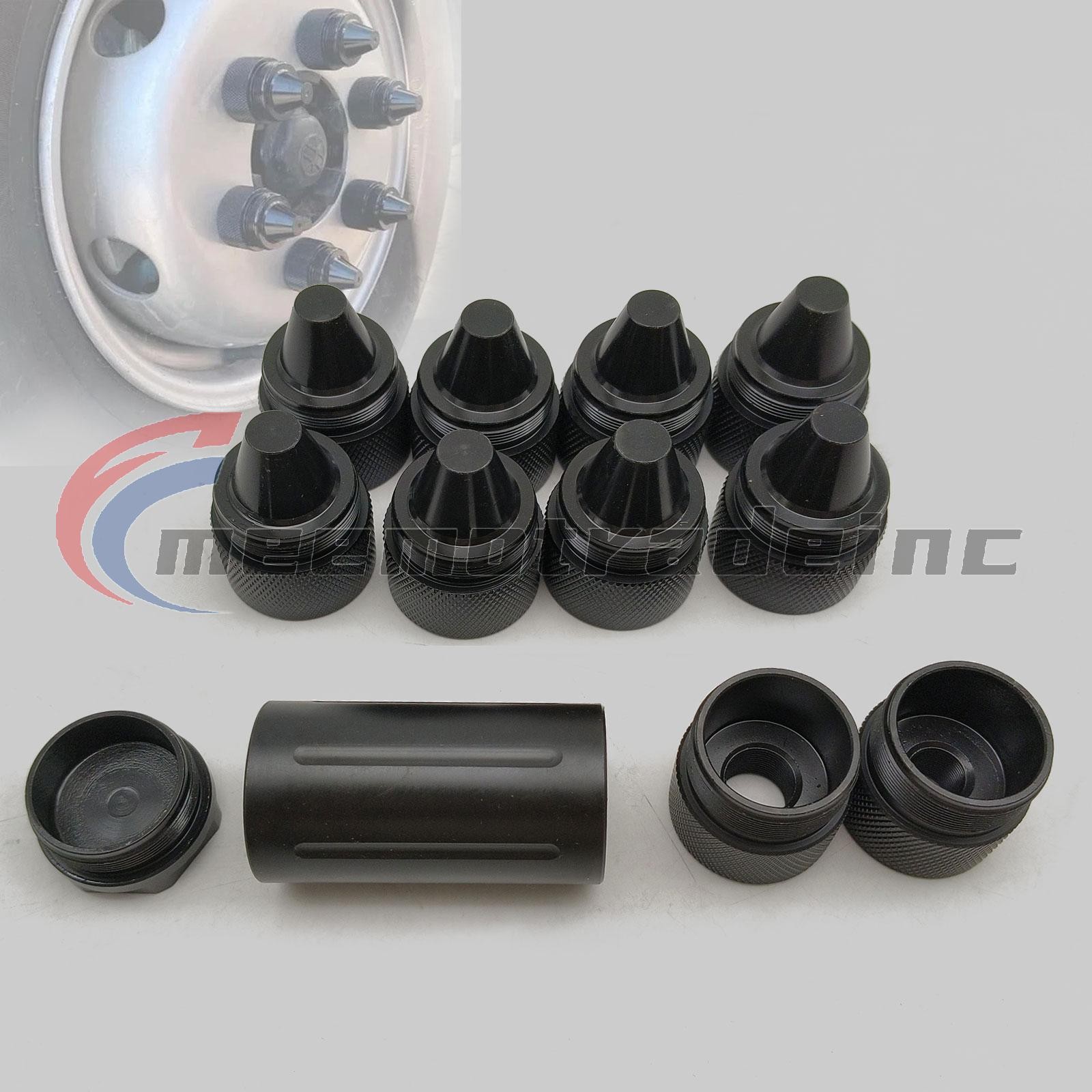 Stainless Steel -12X 1.375''X24 Cone Shaped Parts Sealed End Cap For Car Trucks