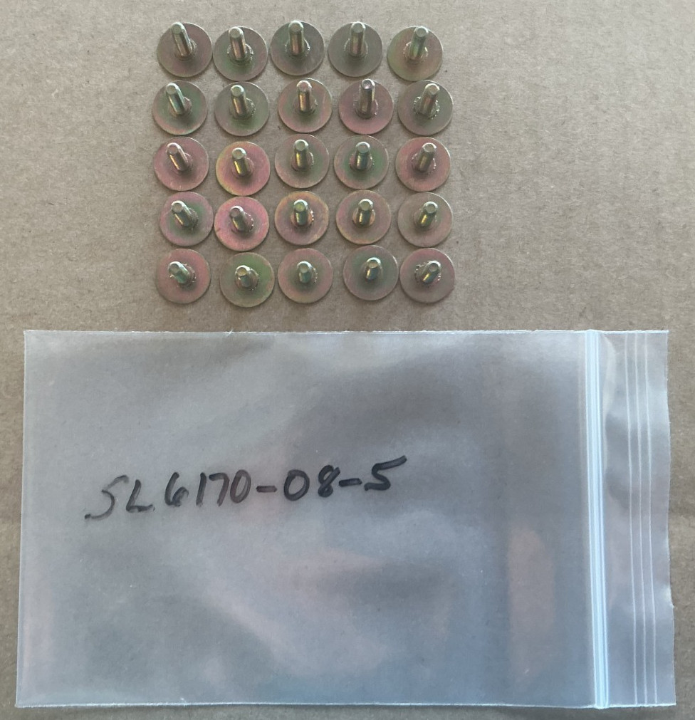 LOT 25 SHUR-LOK SL6170-08-5 5/8 THERMAL BONDED STUD AIRCRAFT FASTENERS