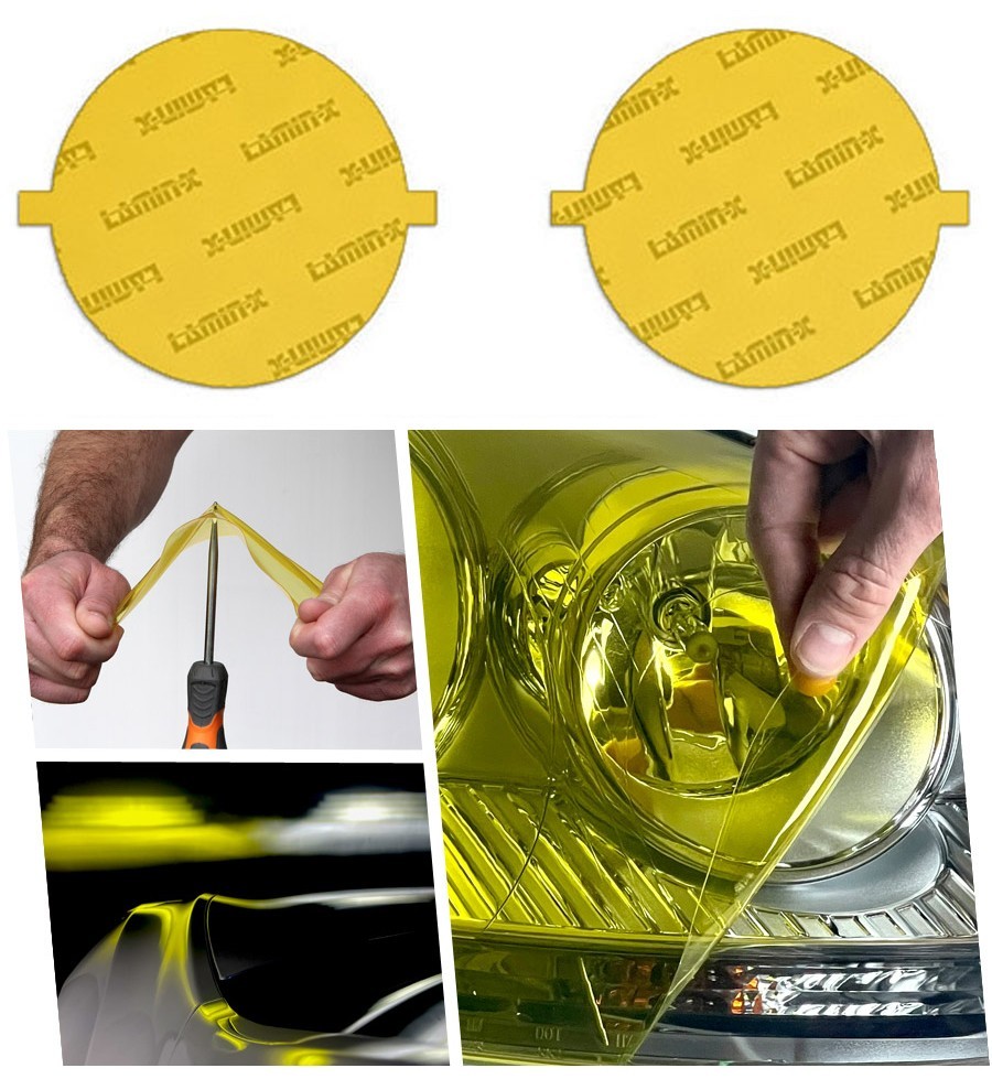 Lamin-x Toyota 4Runner Round (2014-2024) Yellow Fog Light Covers