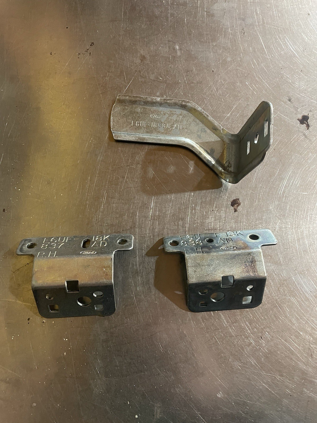1980s Ford E Series Econoline Van Radio Mounting Brackets New Old Stock