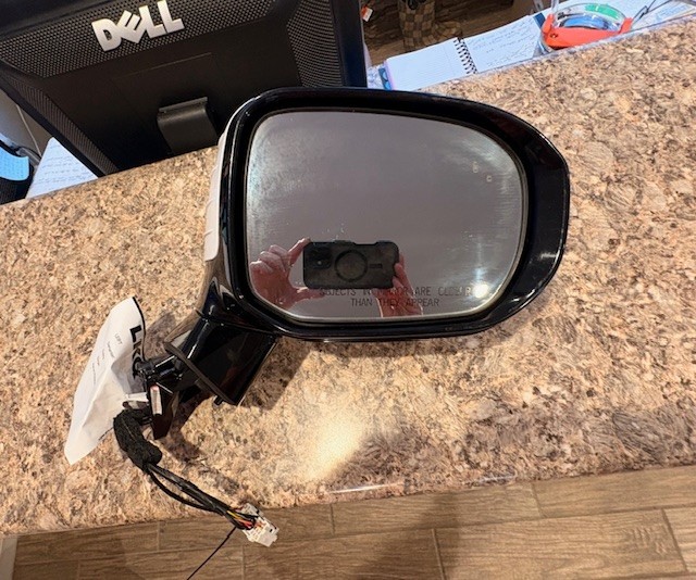 Kia Telluride 2020 - 2022 Passenger Mirror, White and Black 87620S9070