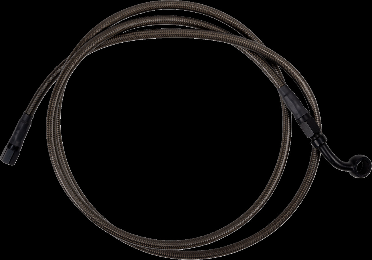 BARNETT Brake Line Upper Carbon Coat W/ Black Fittings +8\ BARNETT Brake Line Upper Carbon Coat W/ Black Fittings +8\