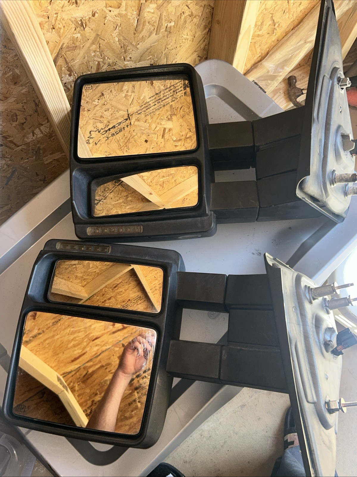 FORD F-150 Right & LEFT DRIVER SIDE Towing MIRROR's. Local pickup -25lb shipped