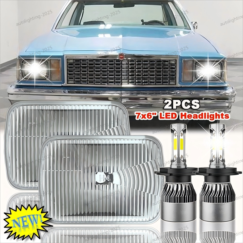 Pair For Chevy Malibu 1978-1981 Corvette DOT 5X7\