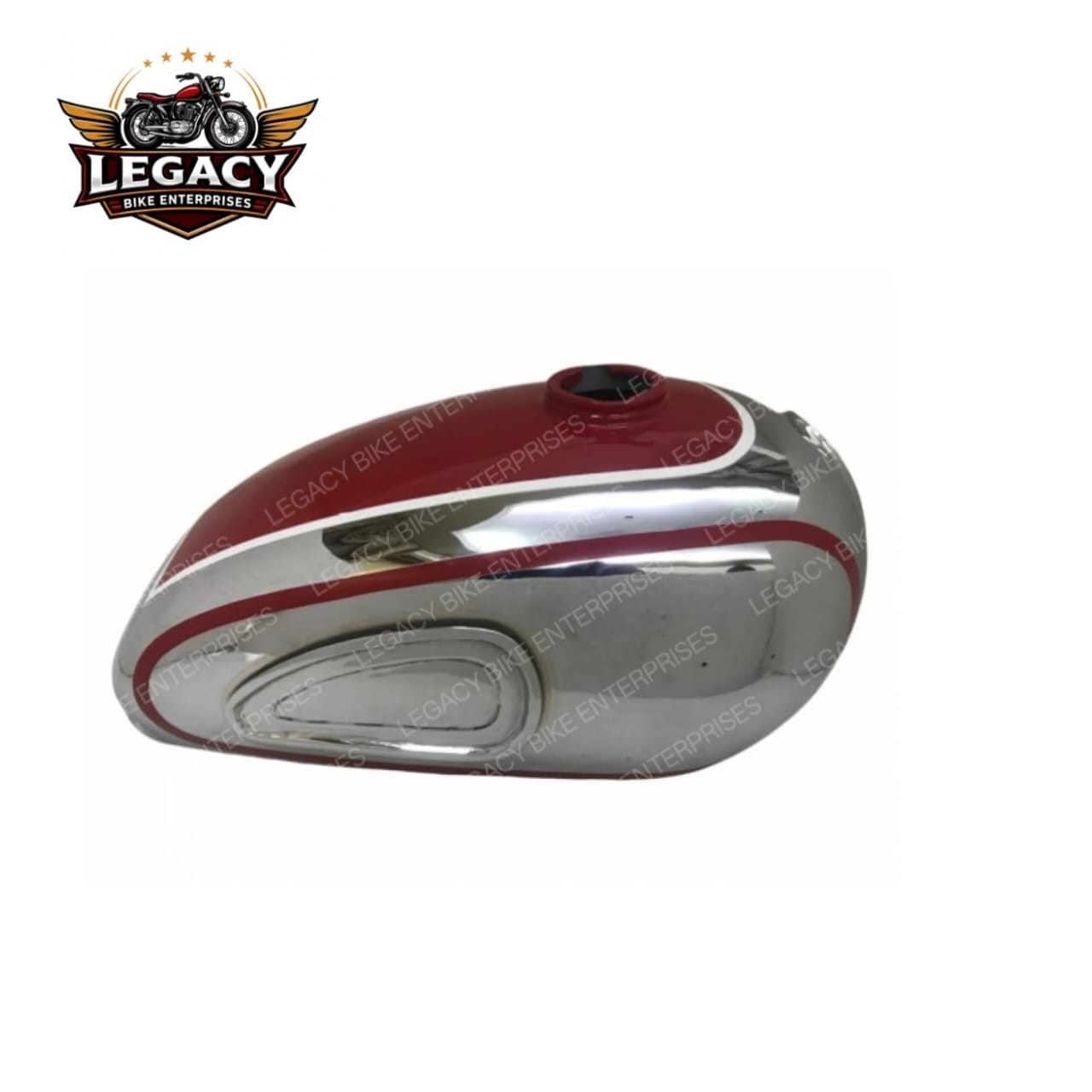 HOREX RESIDENT RED PAINTED CHROME PETROL GAS FUEL TANK S2u