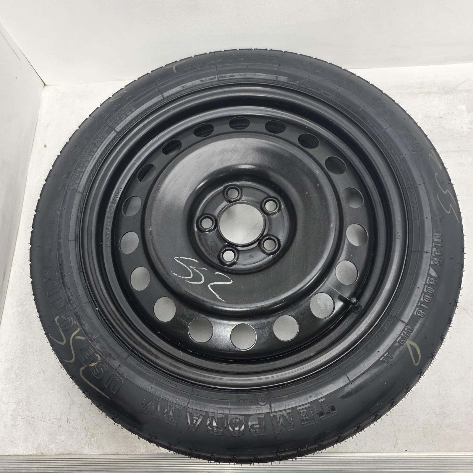 2006 - 2025 Dodge Charger Challenger Spare Tire OEM T145/80D18 2006 - 2025 Dodge Charger Challenger Spare Tire OEM T145/80D18