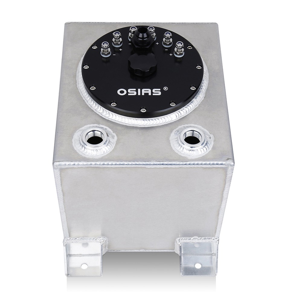 10L Aluminium Fuel Surge Cell Tank with Sensor Foam 2.5 Gallon ALY-195BK